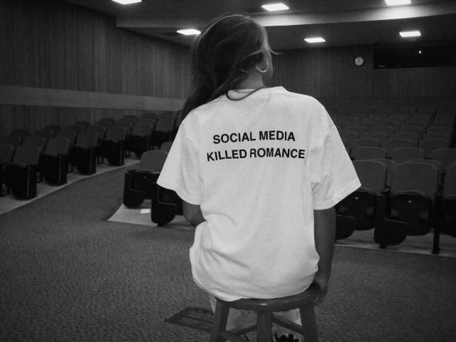 Social Media Killed Romance Tee